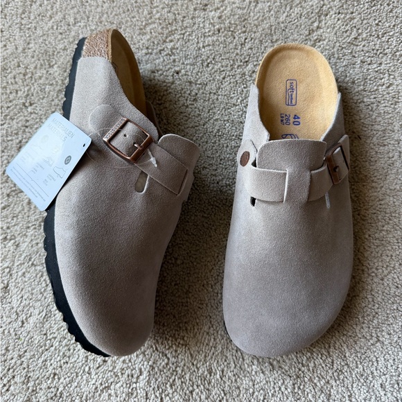 Birkenstock Shoes - Birkenstock Boston Clog size 40 regular soft footbed NEW Retail $169
